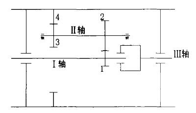 皮带输送机齿轮滚筒机构运动简图